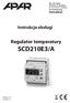 SCD210E3/A. Regulator temperatury. Instrukcja obsługi