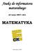 od maja 2007 roku MATEMATYKA