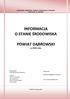 INFORMACJA O STANIE ŚRODOWISKA. POWIAT DĄBROWSKI w 2010 roku