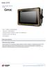 Getac ZX70. Pełny opis produktu. Fully Rugged Android Tablet. - Ekran 7 Lumibond 2.0 (Sunlight Readable) - Intel Atom x5-z8350, 2GB RAM