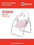 Instrukcja obsługi User manual ROBIN. bujaczek baby swing