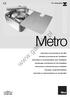 Metro.  For swing gates. Instructions and warnings for the fitter. Istruzioni ed avvertenze per l installatore