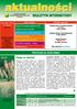 Uwaga na choroby! NR 8/2017 (134) 21 czerwca. Uwaga na choroby grzybowe zbóż. Zagrożenia dla ziemniaka. Notowania cenowe. Nowa inspekcja ds.