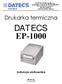 DATECS EP Drukarka termiczna. Instrukcja użytkownika