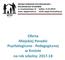 Oferta Miejskiej Poradni Psychologiczno - Pedagogicznej w Krośnie na rok szkolny: