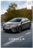 COROLLA SPECYFIKACJA 2017