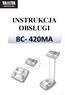 INSTRUKCJA OBSŁUGI BC- 420MA