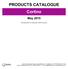 PRODUCTS CATALOGUE Cortino