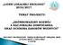 TEMAT PROJEKTU: ZRÓWNOWAŻONY ROZWÓJ A RACJONALNA GOSPODARKA ORAZ OCHRONA ZASOBÓW WODNYCH
