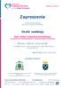 Zaproszenie. W imieniu naszego Hospicjum mam zaszczyt zaprosić na konferencję: Ocalić nadzieję