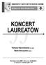 JM Rektor prof. dr hab. Klaudiusz Baran KONCERT LAUREATÓW. Roksana Kwaśnikowska skrzypce Marek Smoczyński organy