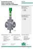 Dampfumformventile Steam converting valves Zawory redukcyjno-schładzające
