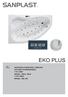 EKO PLUS INSTRUKCJA MONTA U I OBS UGI SYSTEMY HYDROMASA U TYP: EM01 MODEL: HW-E, HM-E I TYP: PM01 MODEL: HW, HM