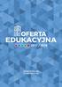 OFERTA EDUKACYJNA 2017 / 2018 STARA KOPALNIA W WAŁBRZYCHU