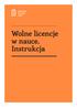 Wolne licencje w nauce. Instrukcja