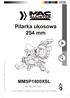 Pilarka ukosowa 254 mm