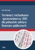 piotr wieczorek Terminarz rachunkowo- -sprawozdawczy 2015 dla jednostek sektora finansów publicznych