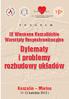 IX Wiosenne Koszalińskie Warsztaty Resynchronizacyjne. Dylematy i problemy rozbudowy układów. Koszalin Mielno kwietnia 2012 r.