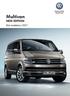 Samochody Użytkowe. Multivan NEW EDITION. Rok modelowy 2017