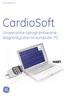 GE Healthcare. CardioSoft. Uniwersalne oprogramowanie diagnostyczne na komputer PC