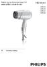 Hairdryer. Register your product and get support at  HP8203 HP8202 HP8201 HP8200. Instrukcja obsługi