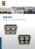 EQUAN. Product Line Wnętrze inspirowane światłem