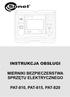 INSTRUKCJA OBSŁUGI. MIERNIKI BEZPIECZEŃSTWA SPRZĘTU ELEKTRYCZNEGO PAT-810, PAT-815 i PAT-820. SONEL S. A. ul. Wokulskiego Świdnica