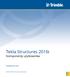 Tekla Structures 2016i. Komponenty użytkownika. Październik Trimble Solutions Corporation