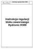 Instrukcja regulacji bloku H300. Instrukcja regulacji bloku zaworowego Hydronic H300