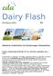 Dairy Flash. Ostatnie wiadomości ze światowego mleczarstwa. Grupa zadaniowa Komisji EU d.s. Brexitu spotyka się z EDA