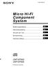 Micro Hi-Fi Component System