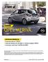 Promocyjny rabat do zł * Fabryczna instalacja LPG dla silnika KM za dopłat zł Promocyjny Opel Kredyt 4x25% lub 50/50