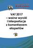VAT 2017 ważne wyroki i interpretacje z komentarzem ekspertów