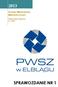 SYSTEMY WBUDOWANE I MIKROPROCESORY. Aleksandra Zalewska nr SPRAWOZDANIE NR 1