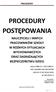 PROCEDURY POSTĘPOWANIA