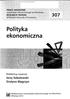 PRACE NAUKOWE Uniwersytetu Ekonomicznego we Wroctawiu RESEARCH PAPERS 307 of Wroctaw University of Economics