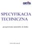 SPECYFIKACJA TECHNICZNA