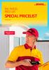 DHL PARCEL PRICE LIST SPECIAL PRICELIST. dhlparcel.pl