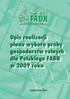 Opis realizacji planu wyboru próby gospodarstw rolnych dla Polskiego FADN w 2009 roku