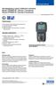 Iskrobezpieczy ręczny kalibrator ciśnienia Model CPH65I0-S1 (wersja 1-kanałowa) Model CPH65I0-S1 (wersja 2-kanałowa)