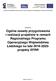 Ogólne zasady przygotowania i realizacji projektów w ramach Regionalnego Programu Operacyjnego Województwa Łódzkiego na lata projekty EFRR