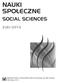 NAUKI SPOŁECZNE SOCIAL SCIENCES 2 (8) 2013