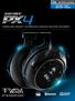 Wireless. Instrukcja obsługi. Wireless Dolby Surround Sound Gaming Headset. Dla: PS4 I PS3 Xbox 360 I Mobilne