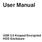 User Manual. USB 3.0 Keypad Encrypted HDD Enclosure