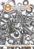 SPIS TREŚCI I OFERTA/ TABELE WYMIARÓW POPULARNYCH WYROBÓW- STR. 1. Śruby i wkręty...5/ Nakrętki...11/ Podkładki...