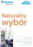 Naturalny. wybór DAIKIN ALTHERMA NISKOTEMPERATUROWA POMPA CIEPŁA OGRZEWANIE, CHŁODZENIE I CIEPŁA WODA UŻYTKOWA BROSZURA DLA UŻYTKOWNIKA KOŃCOWEGO