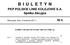 B I U L E T Y N. PKP POLSKIE LINIE KOLEJOWE S.A. Spółka Akcyjna UCHWAŁY ZARZĄDU PKP POLSKIE LINIE KOLEJOWE S.A.