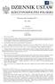 DZIENNIK USTAW RZECZYPOSPOLITEJ POLSKIEJ. Warszawa, dnia 18 grudnia 2017 r. Poz z dnia 24 listopada 2017 r. Rozdział 1 Przepisy ogólne