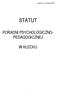 Załącznik nr 1 do Uchwały 3/2017 STATUT PORADNI PSYCHOLOGICZNO- PEDAGOGICZNEJ W KŁECKU