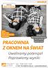 PRACOWNIA Z OKNEM NA ŚWIAT. Uwalniamy potencjał Poprawiamy wyniki 2017/2018. tel oferta. okno.edu.pl